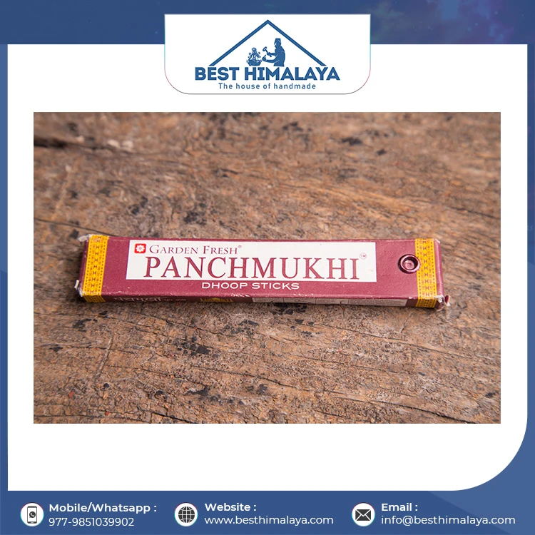 Garden Fresh Panchmukh Incense Sticks Agarbatti Good Vibe And Meditation Negative Energy Removal