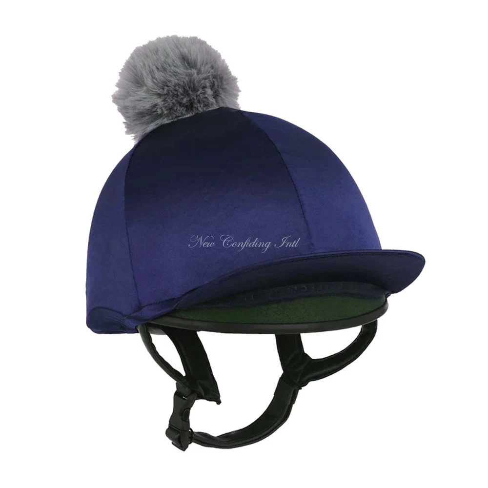 Hat Cover Stunning Pom Pom Caps Top Quality Horse Rider Wear Equestrian
