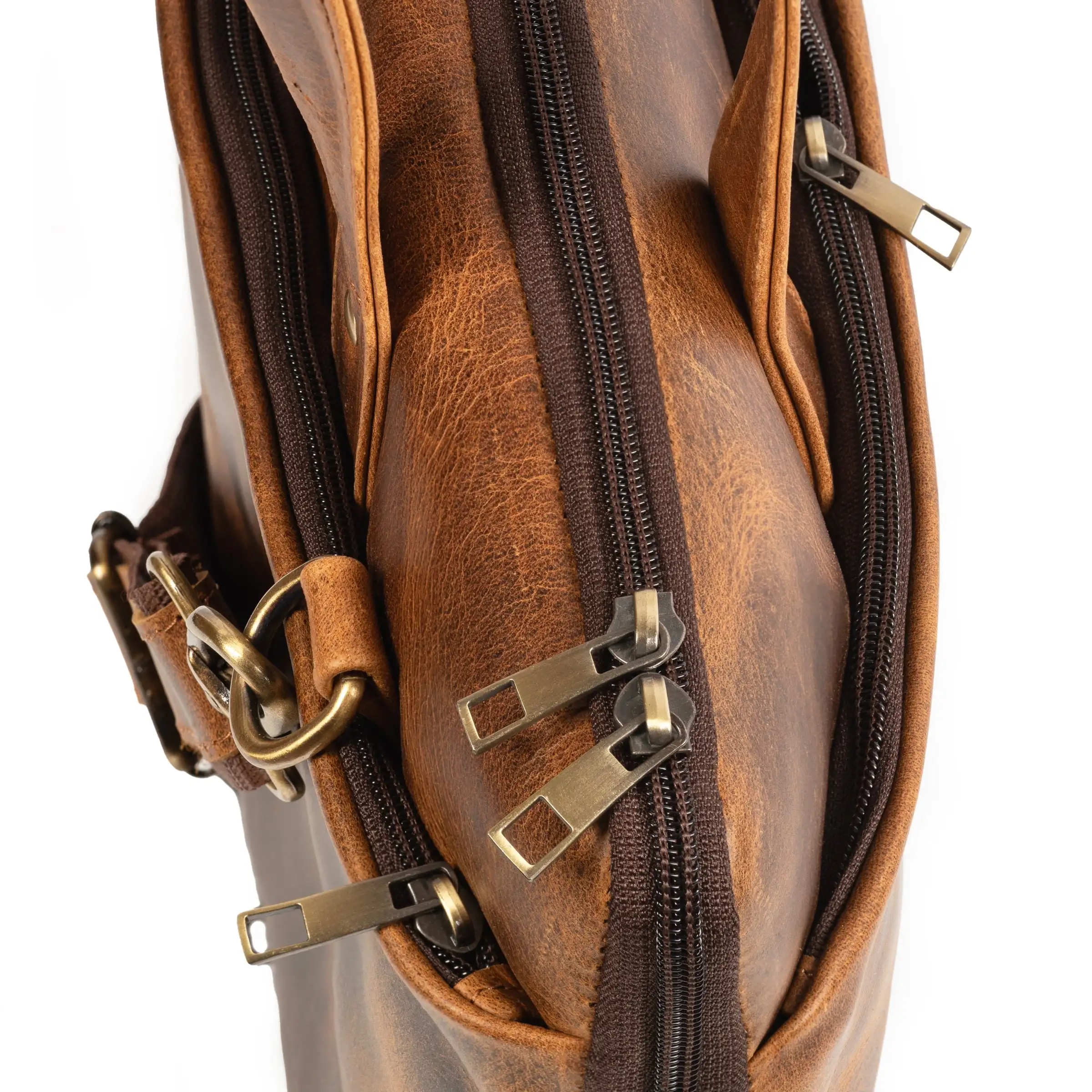 Harbor Modern 16-17 Inch Laptop Briefcase Durable PU Computer Bag with Zipper Closure Soft Pouch for Work