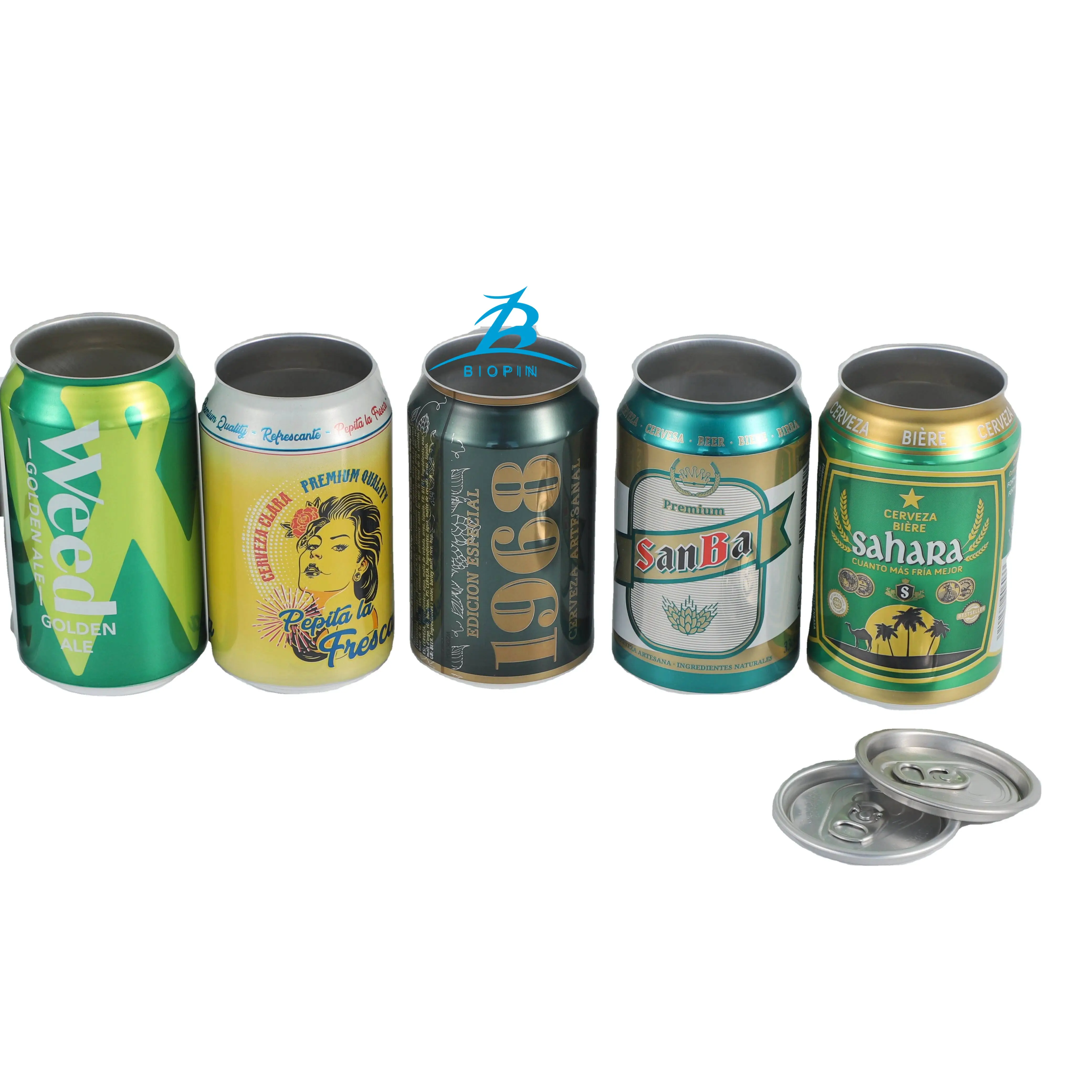 Empty 330ml Aluminium Can for Soda and Beer Packaging