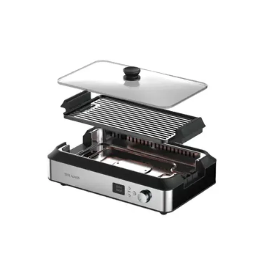 Sm 02 Stainless Steel Electric Barbecue Oven Portable 2000w High