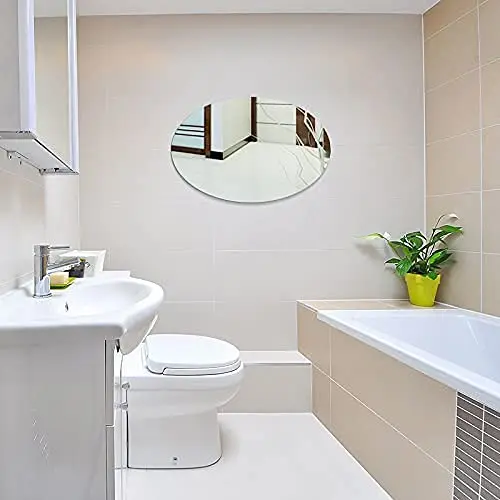 Modern Design Frameless Large Unbreakable Flexible Self Adhesive Acrylic Sticker Home Bedroom Wall Decor Luxury Mirror Miroir