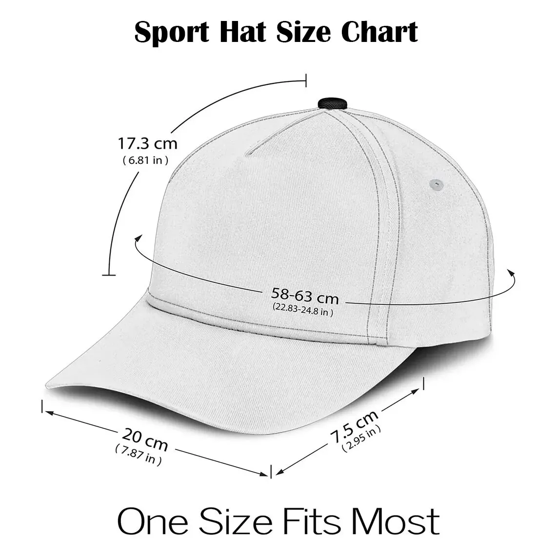 Design Your Own Logo Sport Hat Customized Size Plain Dyed Solid Color ...