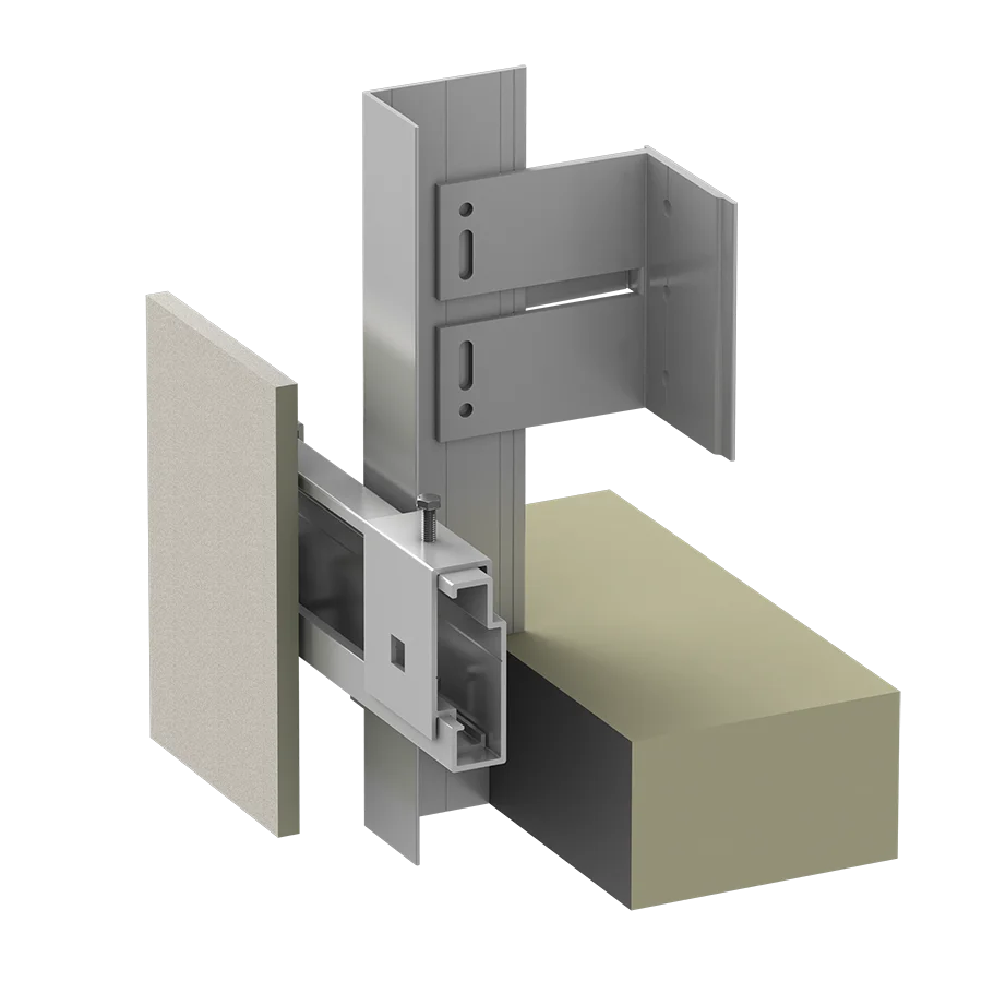 ALT 150 Ventilated Cladding Facade System Concealed Fastening ALT 150 Ventilated Cladding Facade System Concealed Fastening