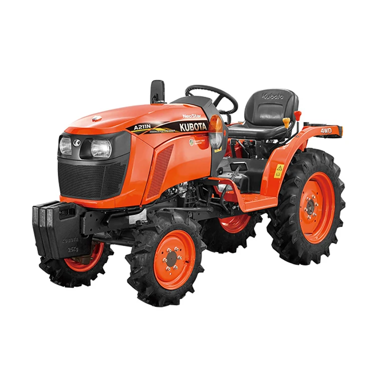 Japanese Used Tractors Kubota 4x4 Farming Machine Agricultural Tractor