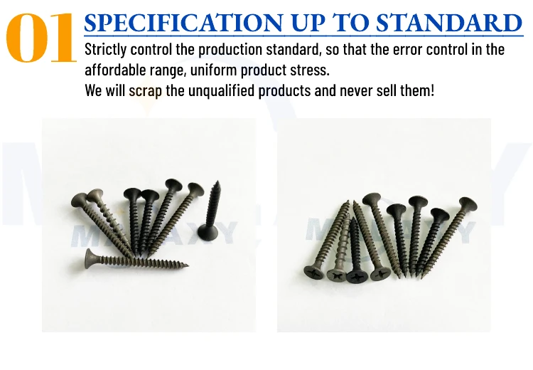 Scrue MALAXY Screw Drywall Gypsum Board Weight Plastic Screw Steel and Wood ...