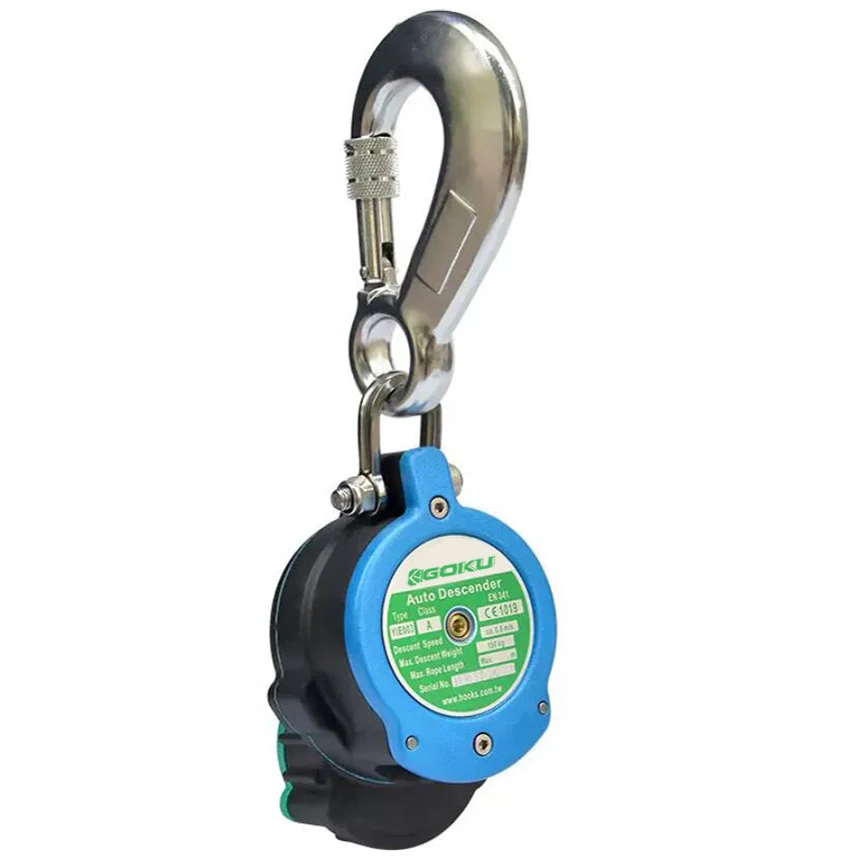 Reciprocating Auto Rope Descender Emergency Rescue Device for Personal Safety