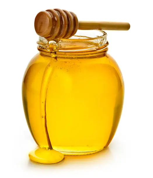 China Factory High Quality Food Empty clear Round Glass Jar for Honey
