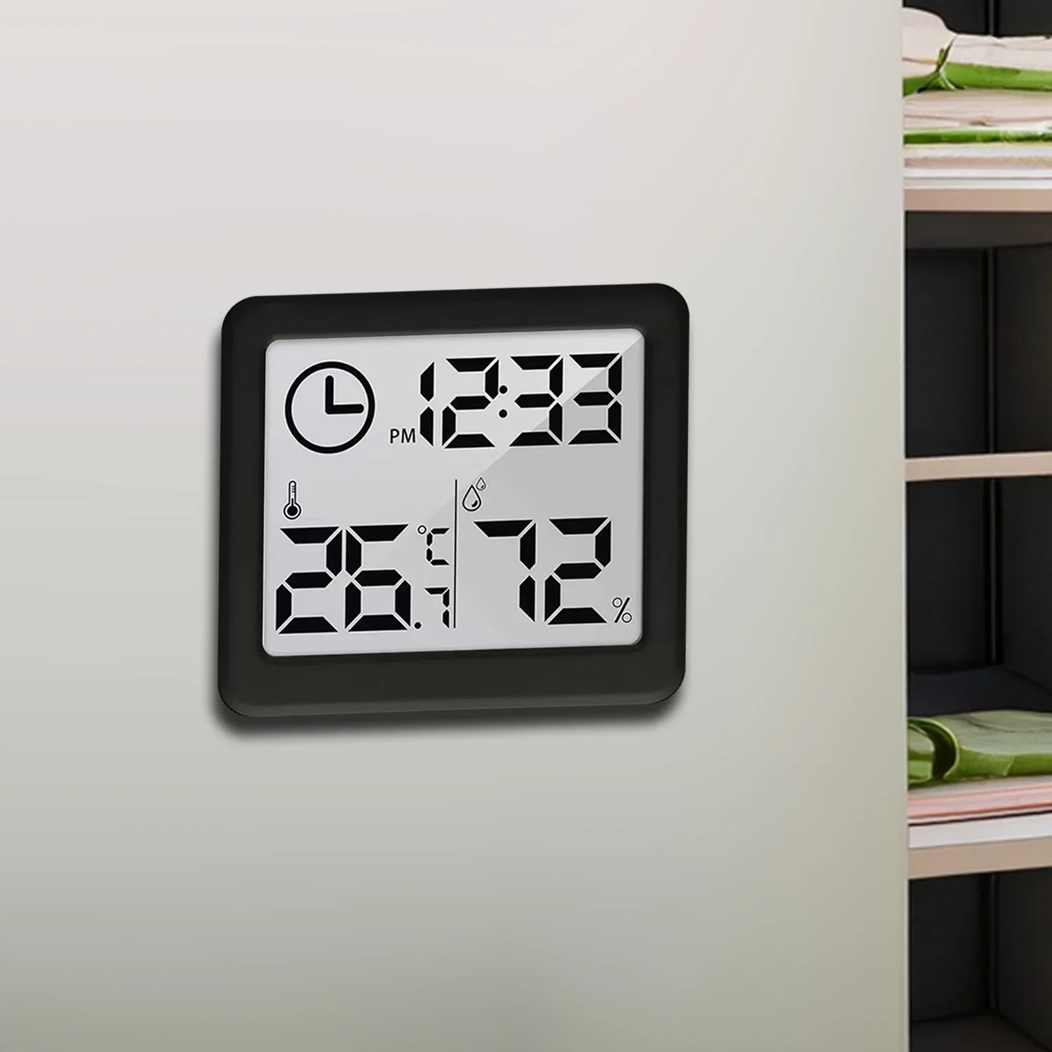 3.2Inch Large LCD Screen Multifunction Digital Thermometer Hygrometer Automatic Electronic Temperature Humidity Monitor Clock