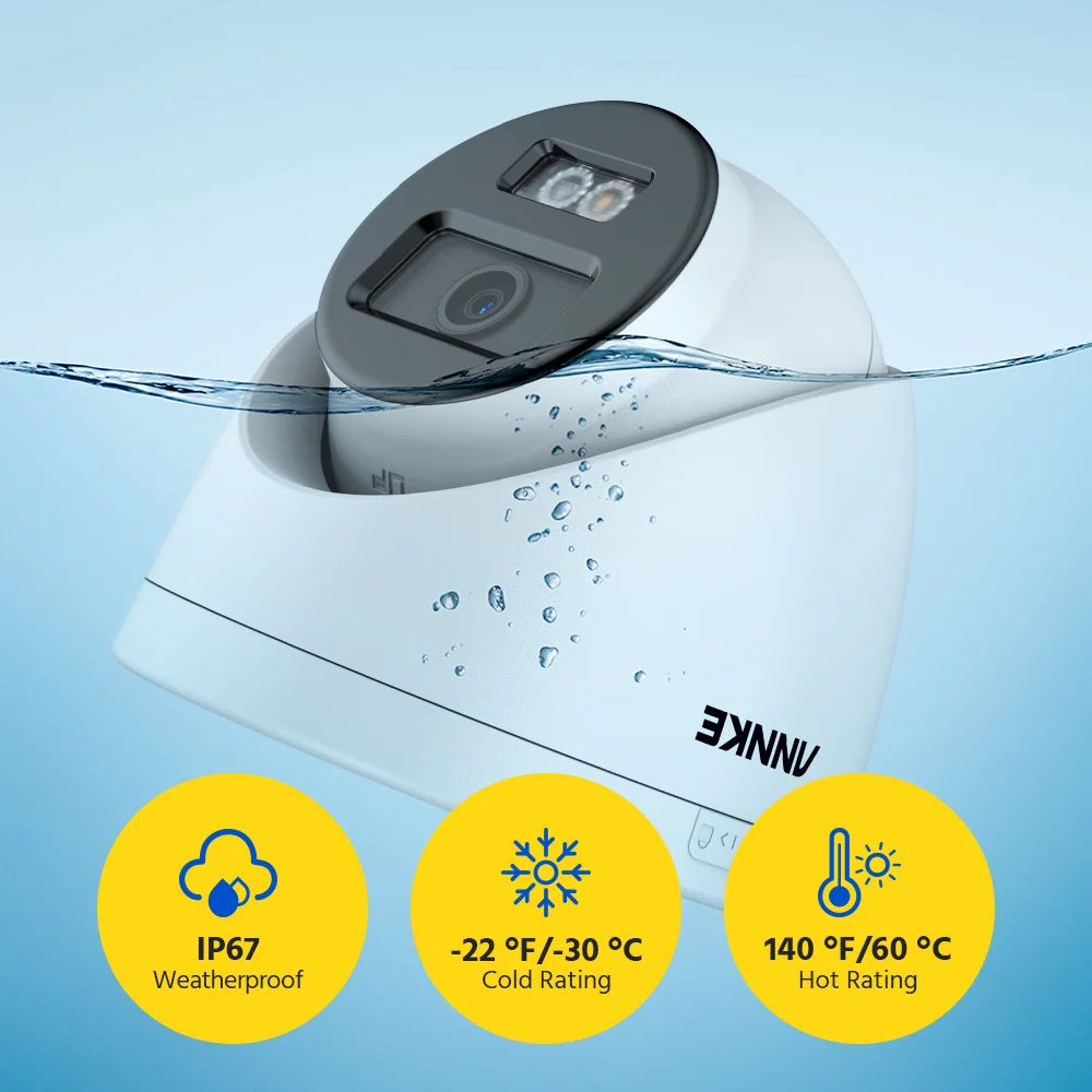ANNKE 8MP 4K Audio POE IP Security Camera H.265+ Outdoor Night Vision C800 AI eB
