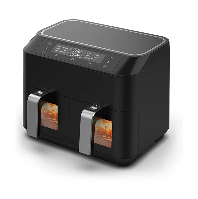 Double Air Fryer Visible Vortex Dual Basket 2 Basket 2basket Digital