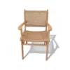 Bois de teck naturel imperméable - sans coussin