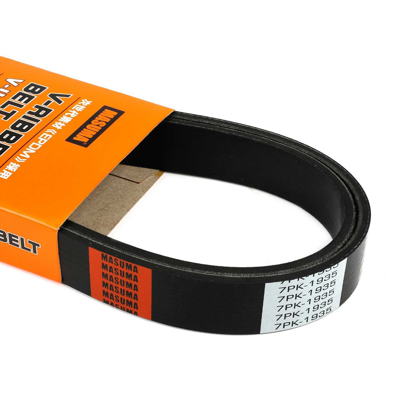 MASUMA 7PK-1935 Auto PK Belt Drive Transmission Fan Belt for Toyota