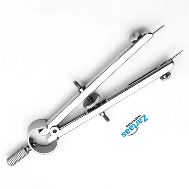 High Quality Stainless Steel Spring Bow Divider 6" Radius Gauge Dental Instruments Manufacturer and Exporter