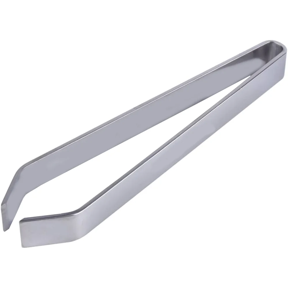 Tactical Black Fish Bone Tweezers Stainless Steel Slant Tip Tweezers Pliers Remover Tool A+