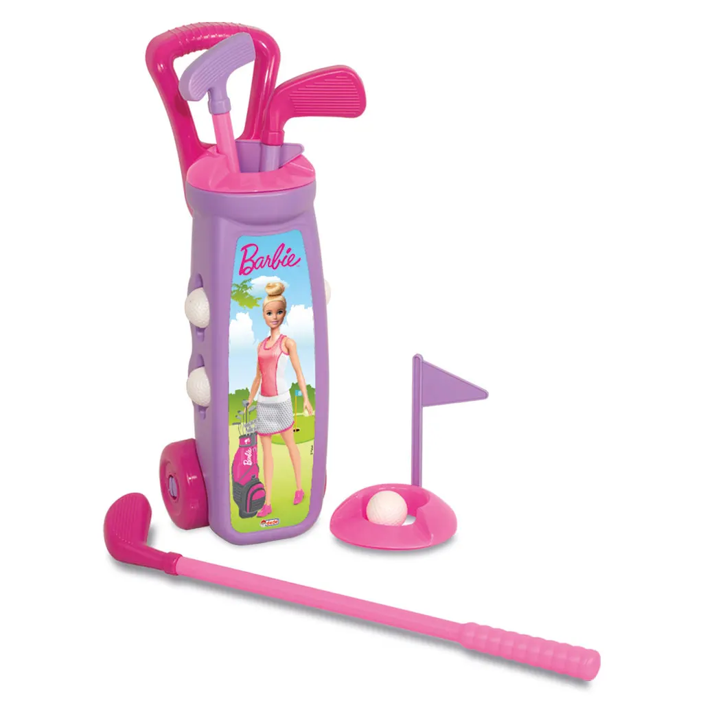 Barbie Golf Trolley Swing Set With Cart Toy Clubs Toy Toddler Golf Ball ...