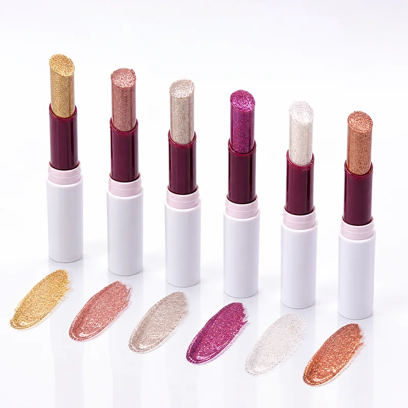 product jelly eyeshadow stick glitter eye makeup pen with twist up design for daily party and festival looks private label-1
