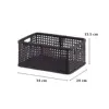 Black: 34x24x15.5 cm