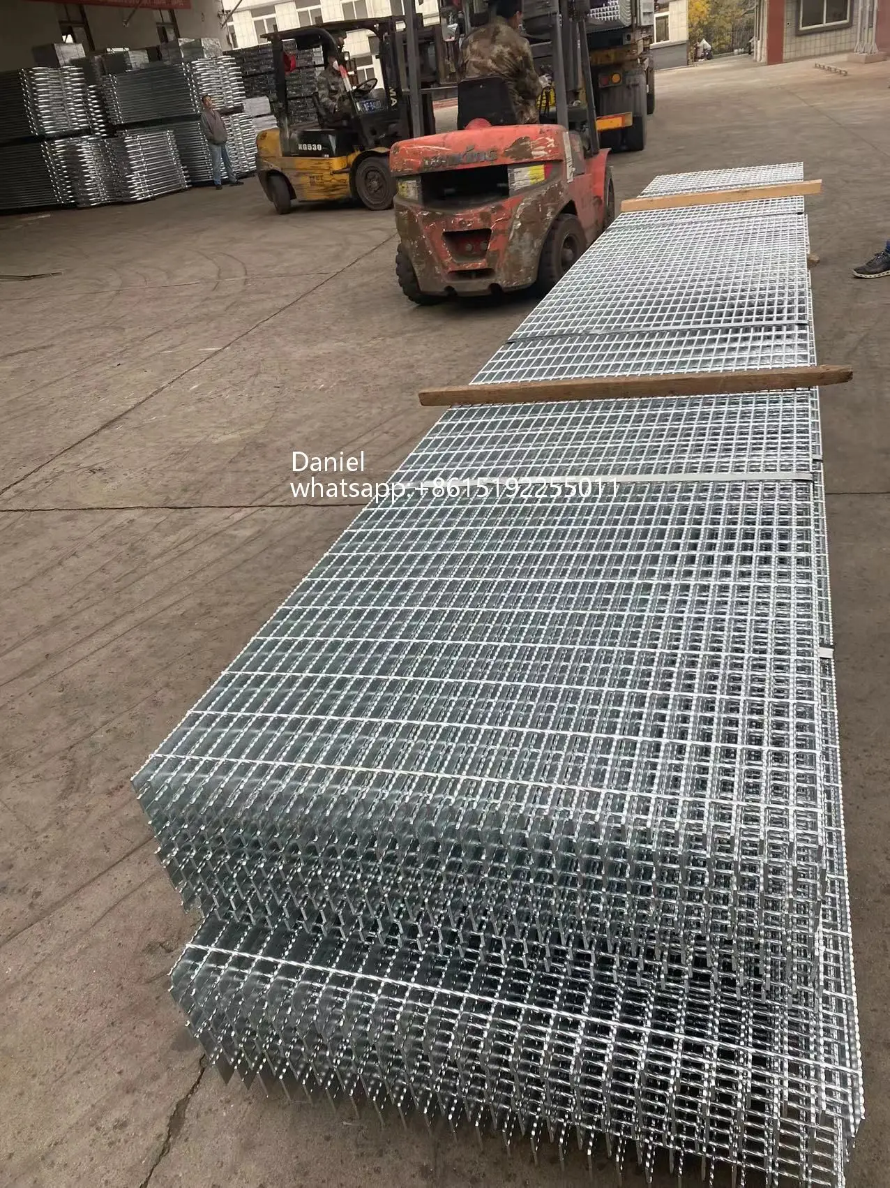 Galvanized Bridge Catwalk Platform Walkway Steel Grating