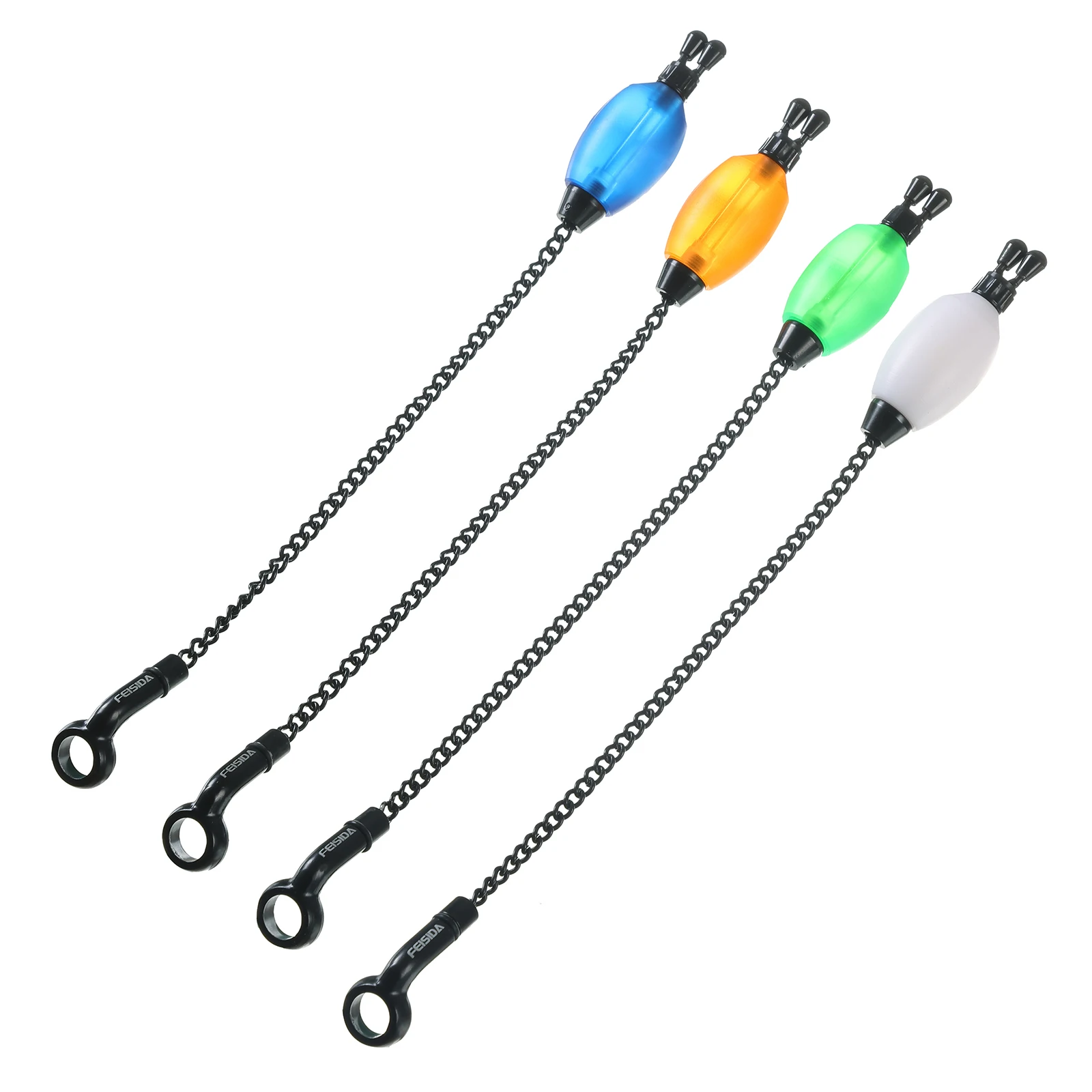 מקפיץ דיג צבעוני לדייג קרפיון, 4 יחידות בשקית