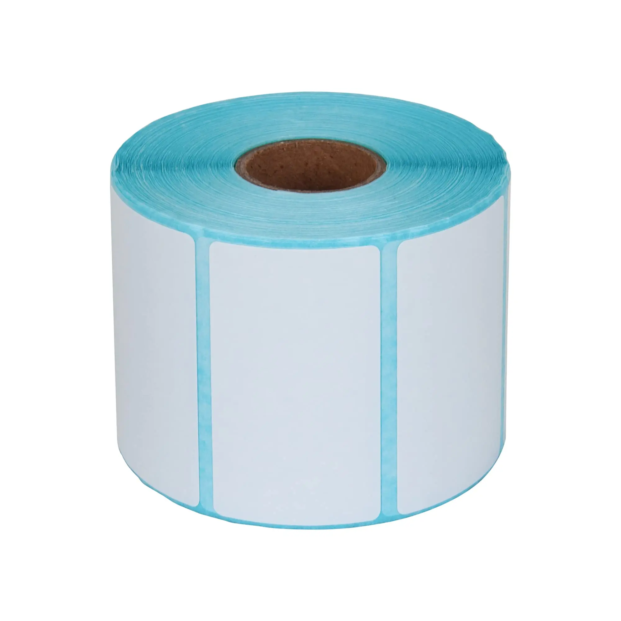 Wholesale 2.25 x 1.25 light blue thermal paper,Custom thermal label paper roll details