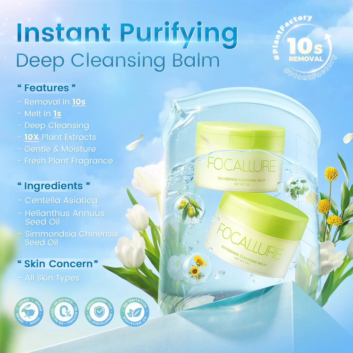 Focallure Fac01 Instant Purifying Deep Cleansing Balm Gentle No