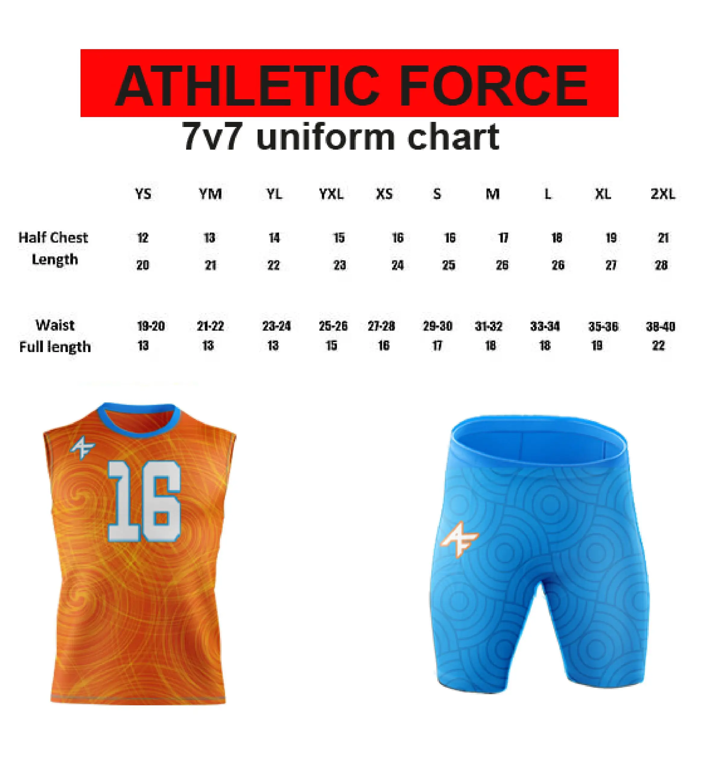 7on7 uniforms