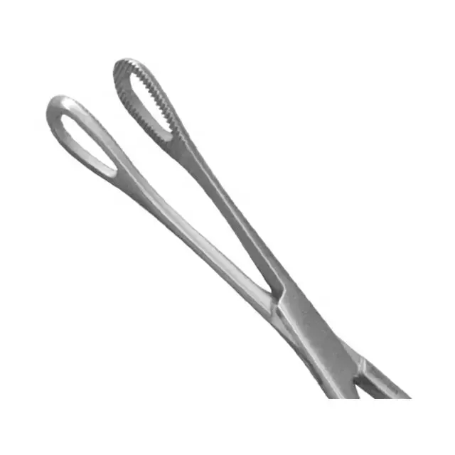 INSGB CE Stainless Steel Sponge Holding Forceps - Locking Surgical Dental Veterinary Instrument (9")