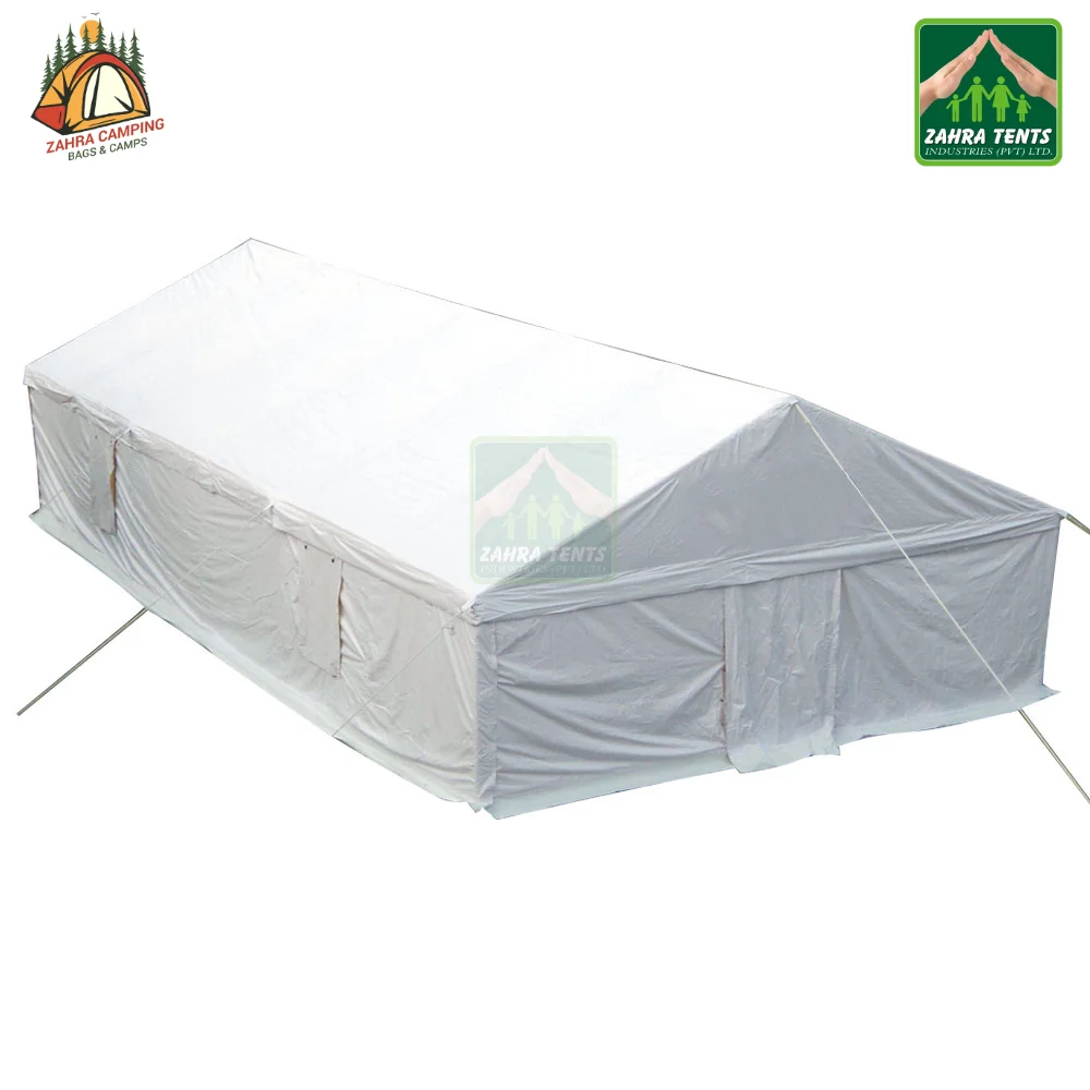 Luxury Double Layer PVC & Canvas Storage Tent Waterproof Aluminum Folding for Outdoor Industrial Events Resort Use Large Size