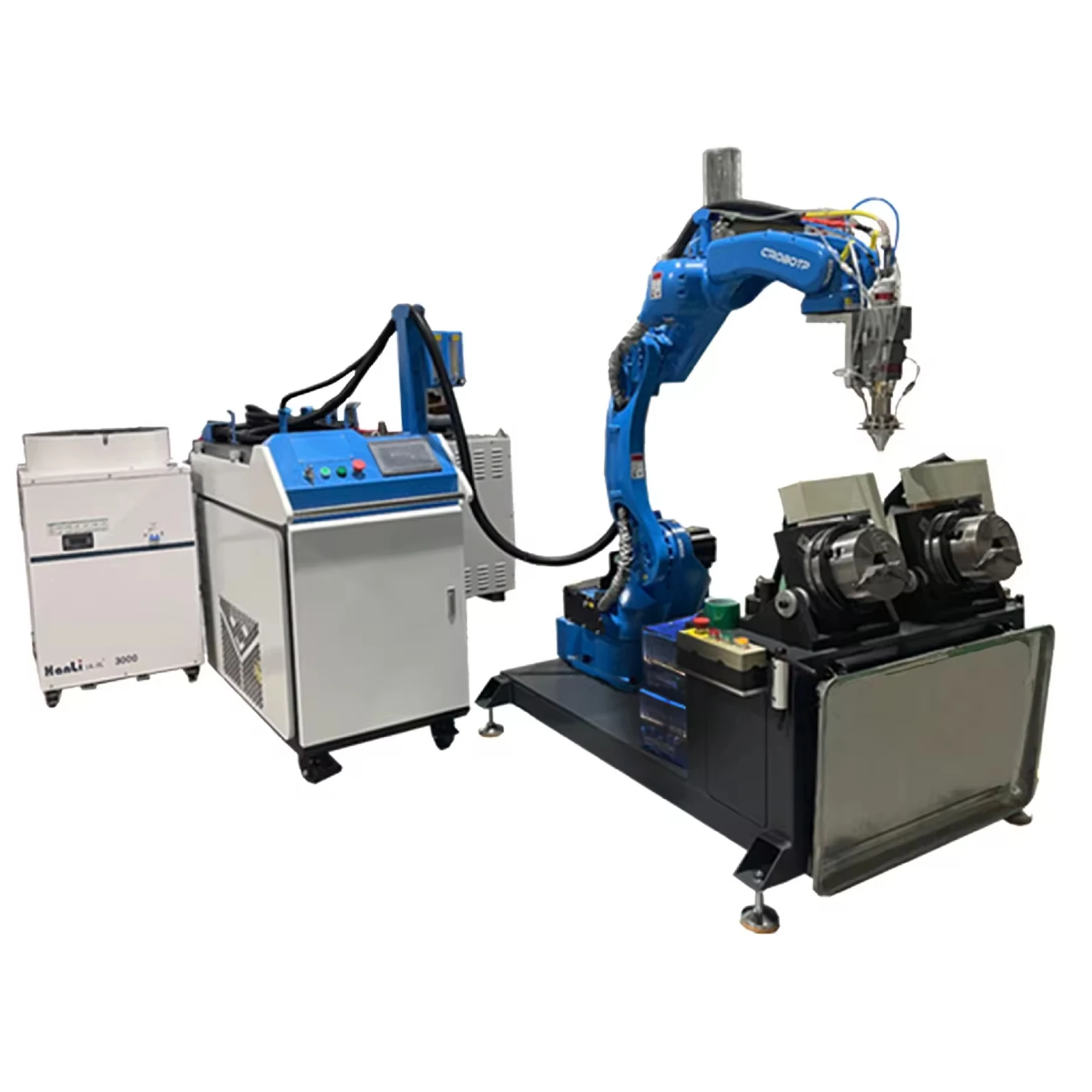 Highly Integrated and Easily Controlled Automatic Robot Arm for Plasma Transfer Arc and Laser Welding Machines