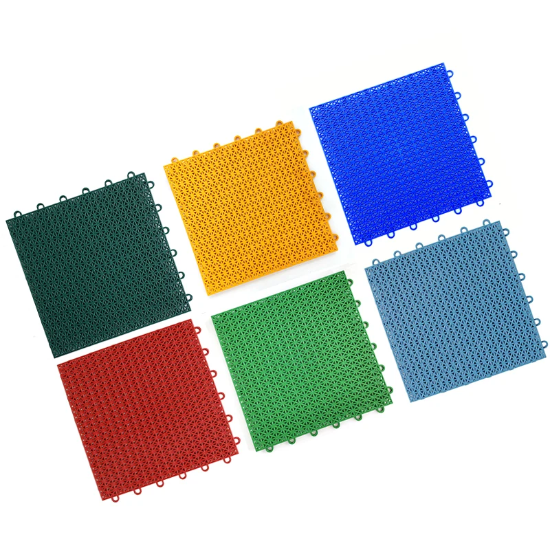 High Standard Quality Outdoor Multi Sports Court Pp Tiles Flooring O04