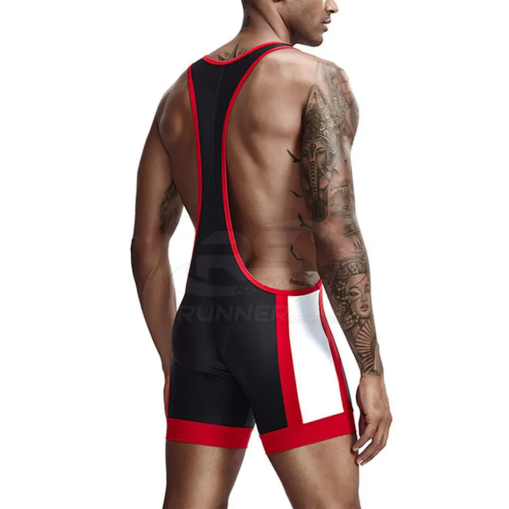 Customized Sublimation High Quality Dry Wrestling Singlet Men New