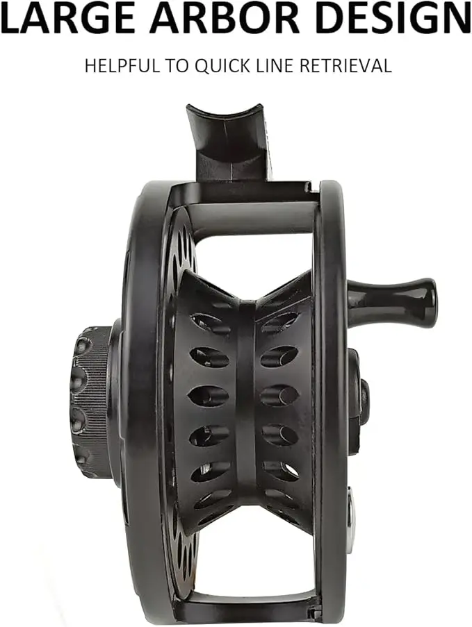 cayadutta super large arbor fly reel black Sage Spectrum C - offering both slickness and simplicity or a more vibrant modern twist Fly Reel | Madfins
