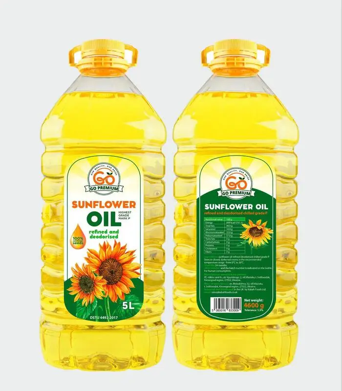 100% High Standard Sunflower Oil/100% Sunflower Cooking Oil/Edible Oil