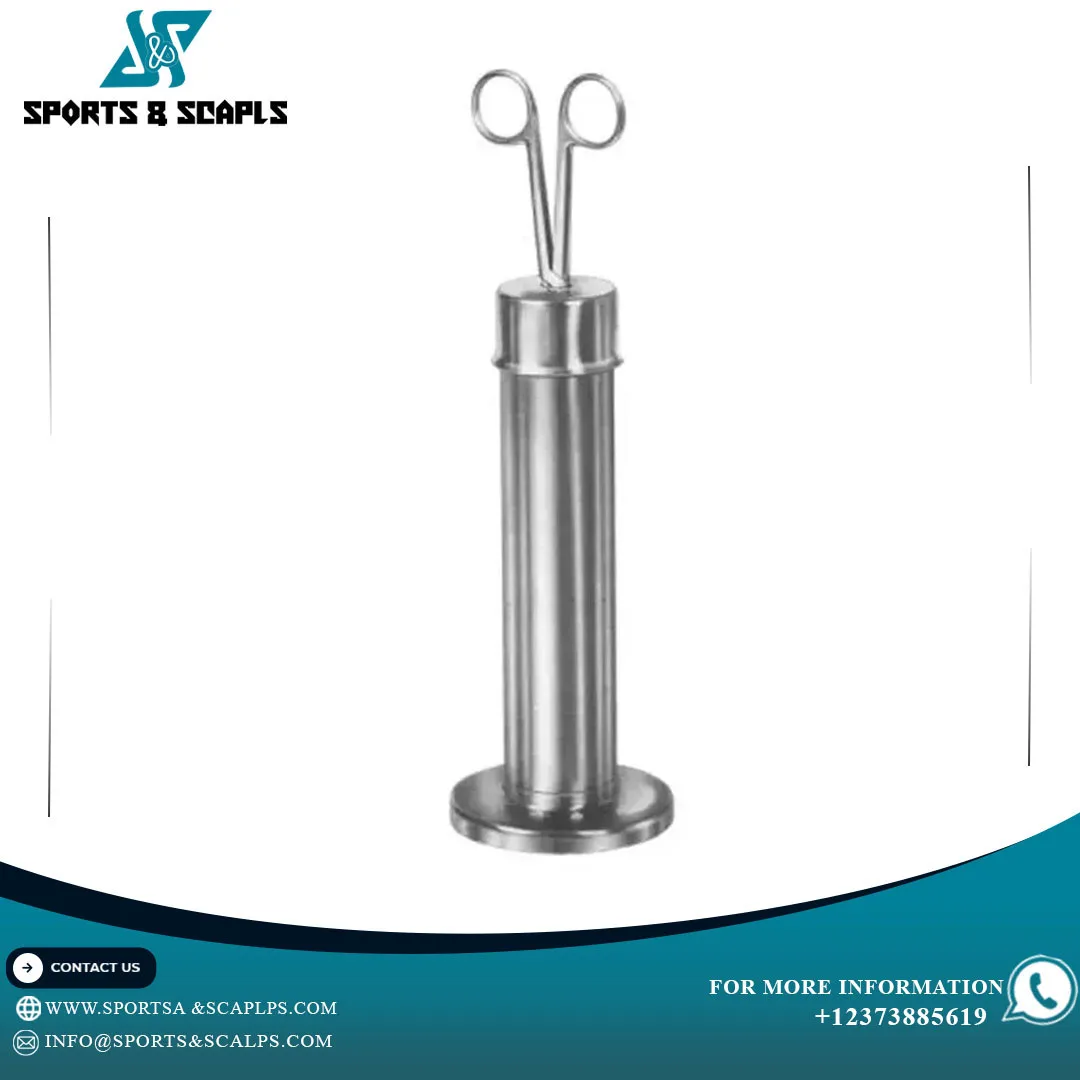 Forceps Jar Size 55 X 100 Mm Indo Box Round Medicine Cup Graduated Capacity 50 Ml Stainless