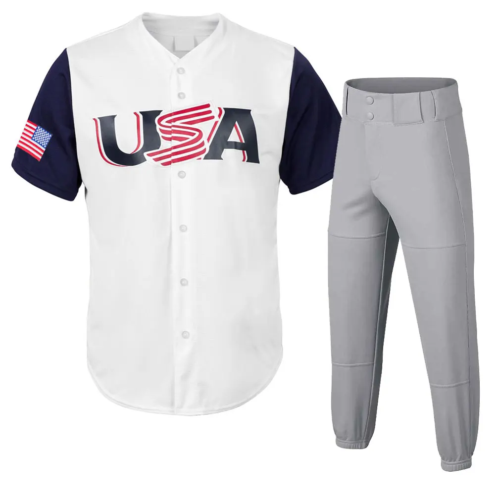 Source Wholesale High Quality Baseball Pants Baseball & Softball Wear  Custom Made Custom Team Name Sportswear for Adults Unisex Sets on  m.