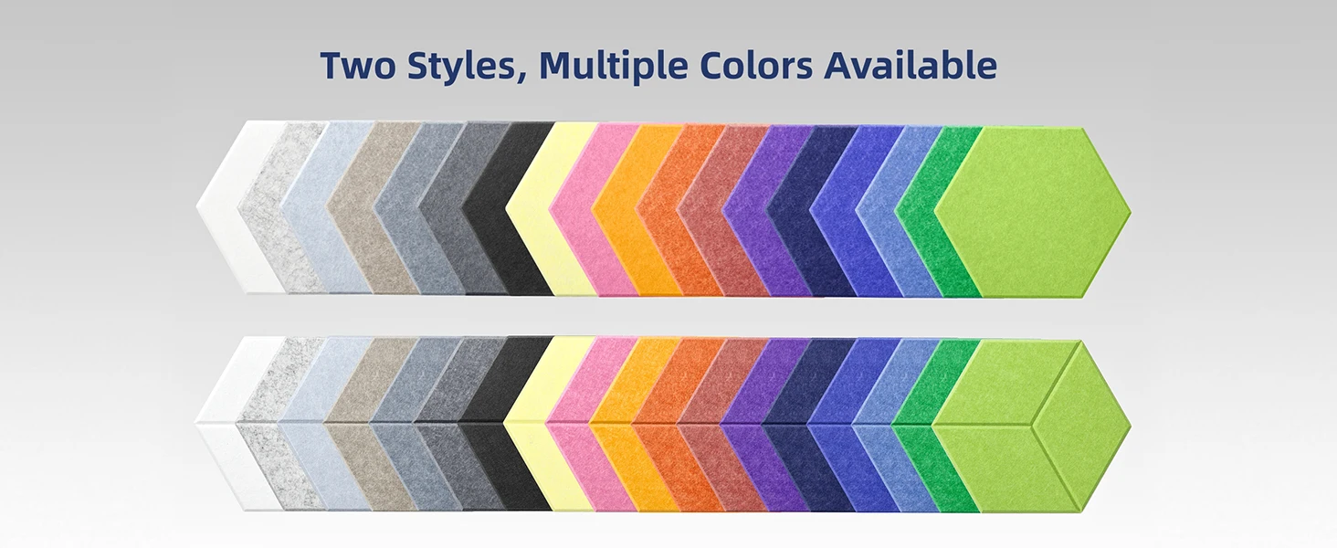 Modern High Quality Pet Felt Acoustic Panel Set Sound Proof Foam Panels for Home KTV and Cinema manufacture