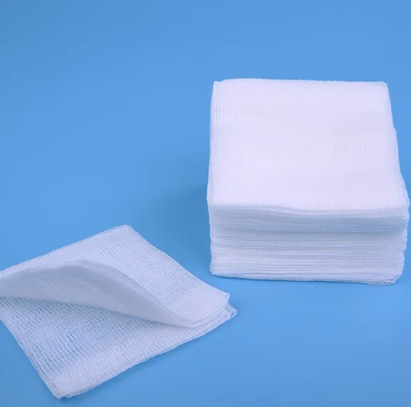 Disposable Medical First Aid Hemostatic Nonwoven Gauze Pad
