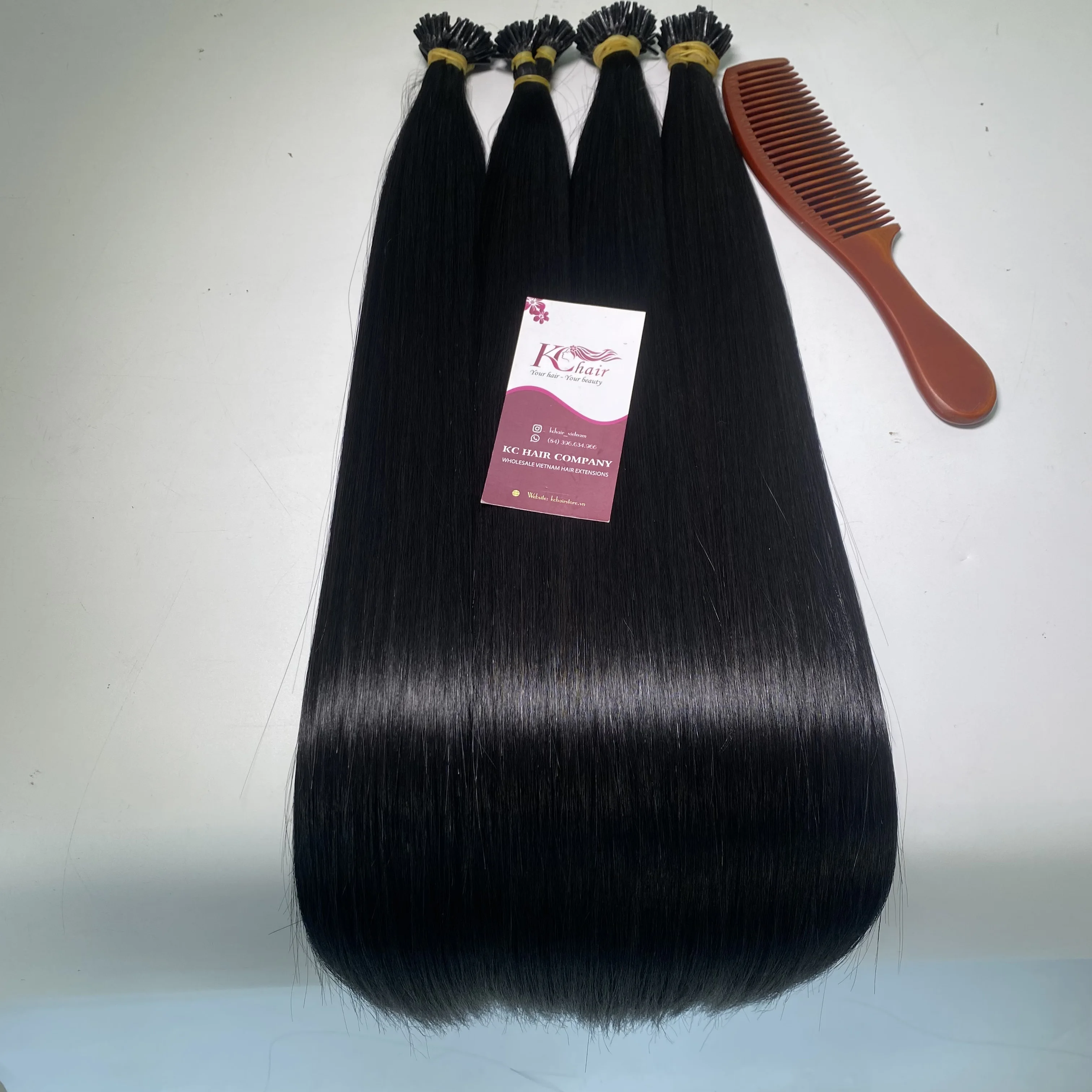 Wholesale I Tip Human Hair Extensions Keratin I Tip Micro Bead