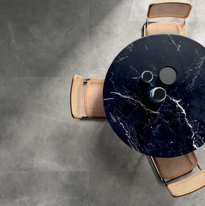 Grey Marble Effect Decorative Surface