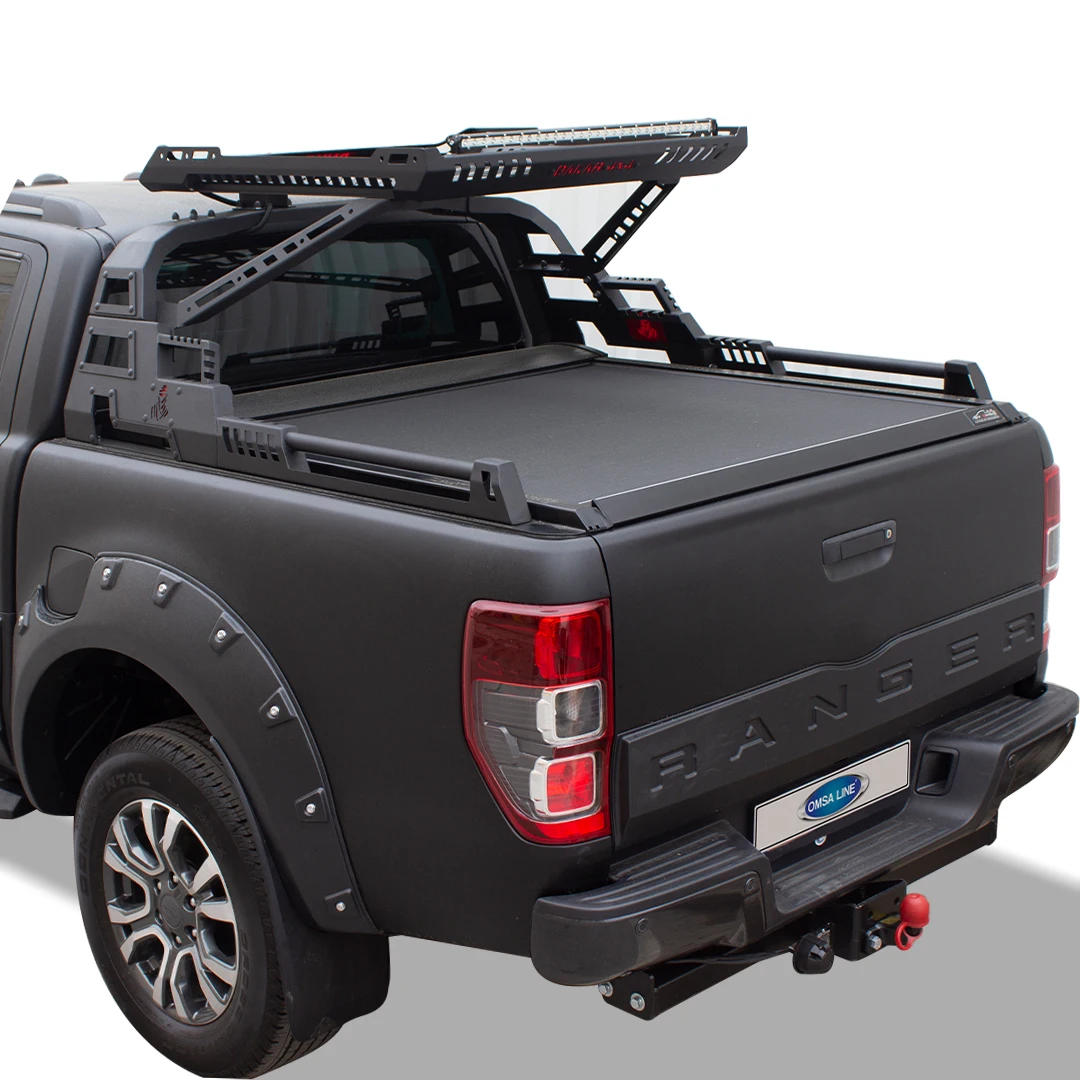 Roll Bar With Luggage Basket For Ford Ranger Steel Black 4x4 Pickup ...