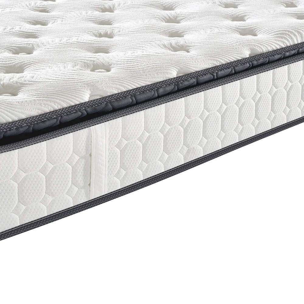 Bonnell Spring Bed Mattress in a Box Pillow Top Mattress Cheap Wholesale in China