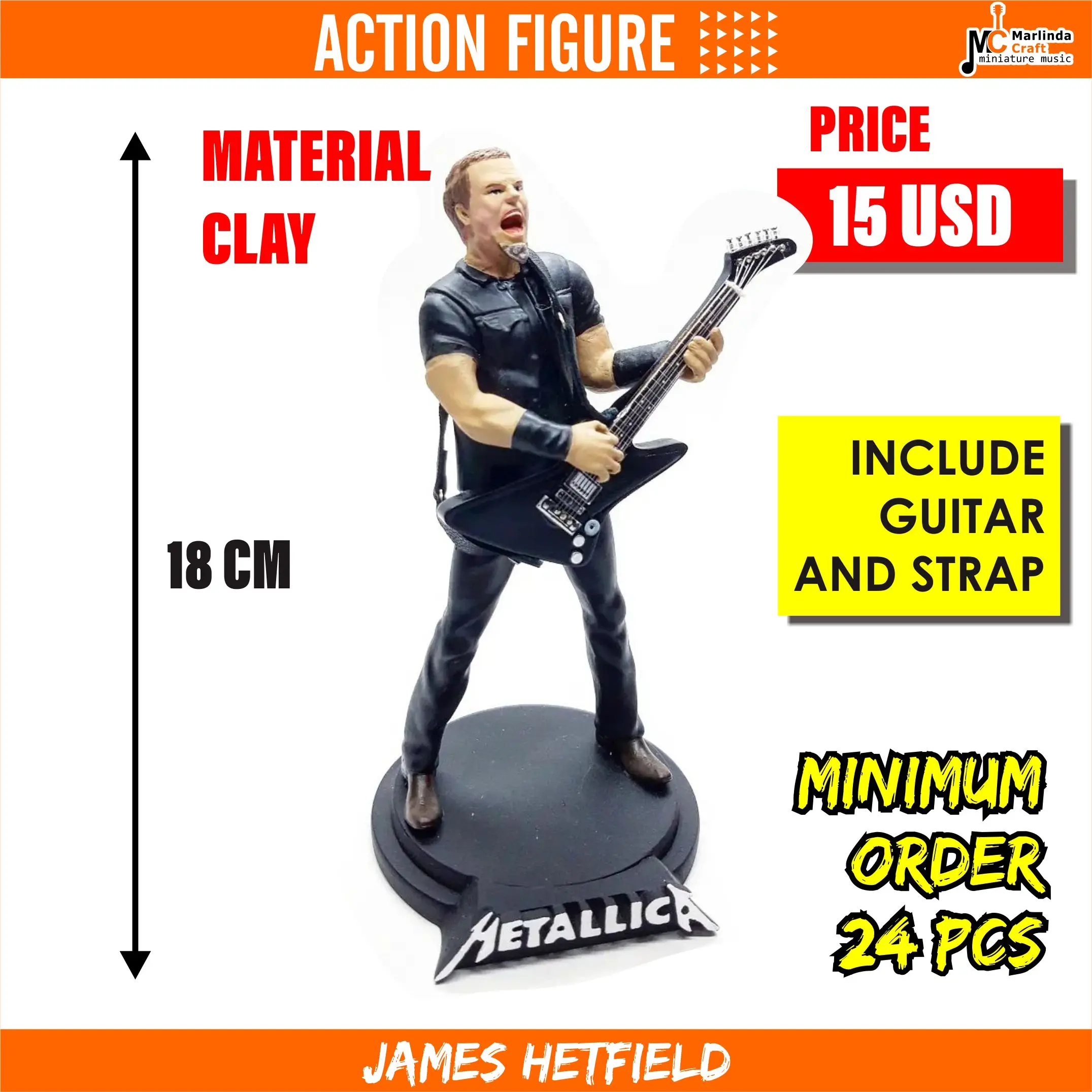 llica Harvest James Hetfield フィギュア llica Harvest James Hetfield フィギュア 🪨 Metallica - James