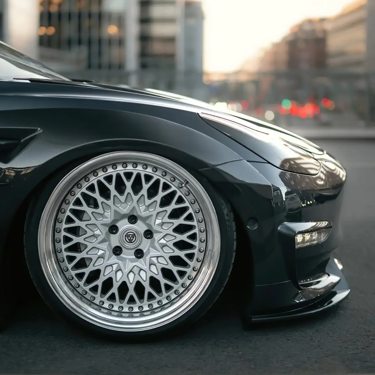 XL 2-Piece Custom Deep Lip Mesh Forged Concave Racing Car Wheel 5x120 5x112 5x114.3 Car Alloy Wheel for Luxury Sports Cars - Image 2