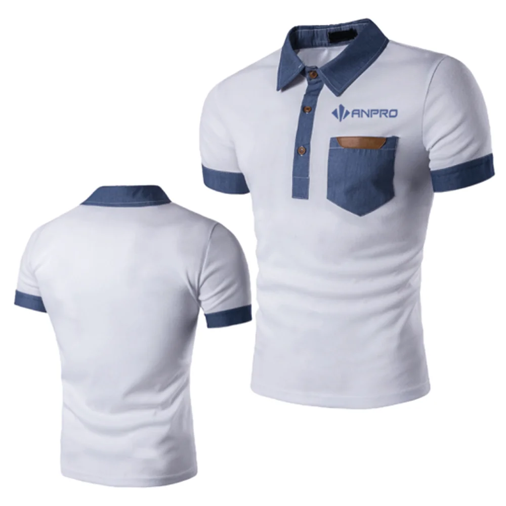 100 Cotton Mens Golf Polo Shirt Polo Blank Embroidered High Quality