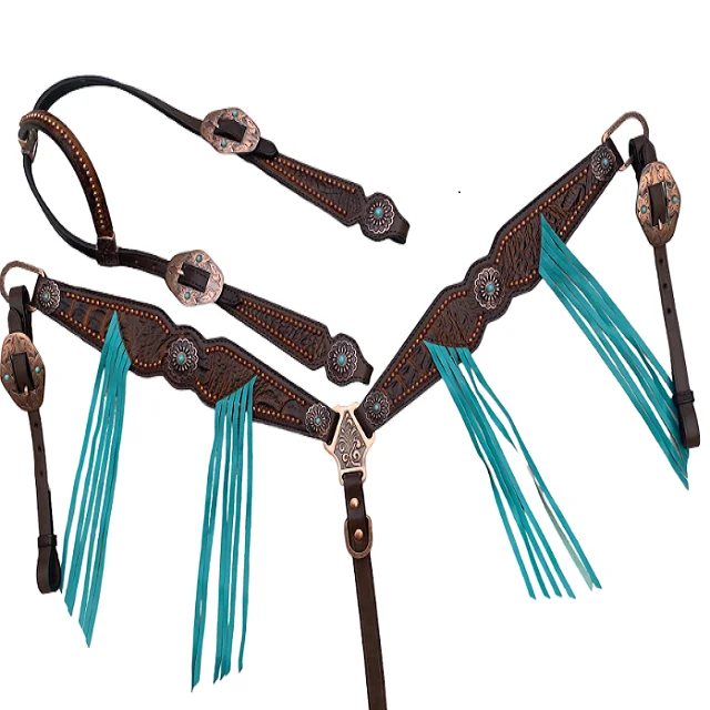 Lightweight Bridle Breast Collar Tack Set 100 Real Genuine Argentina