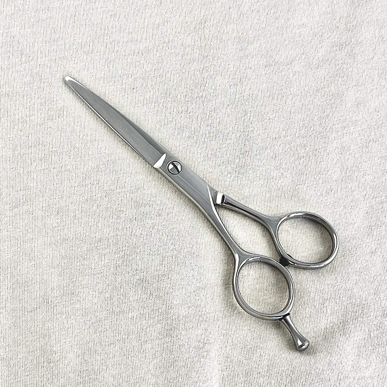 5.5 Inch Silver Straight Lefthanded Hair Cutting Scissors Buy Best