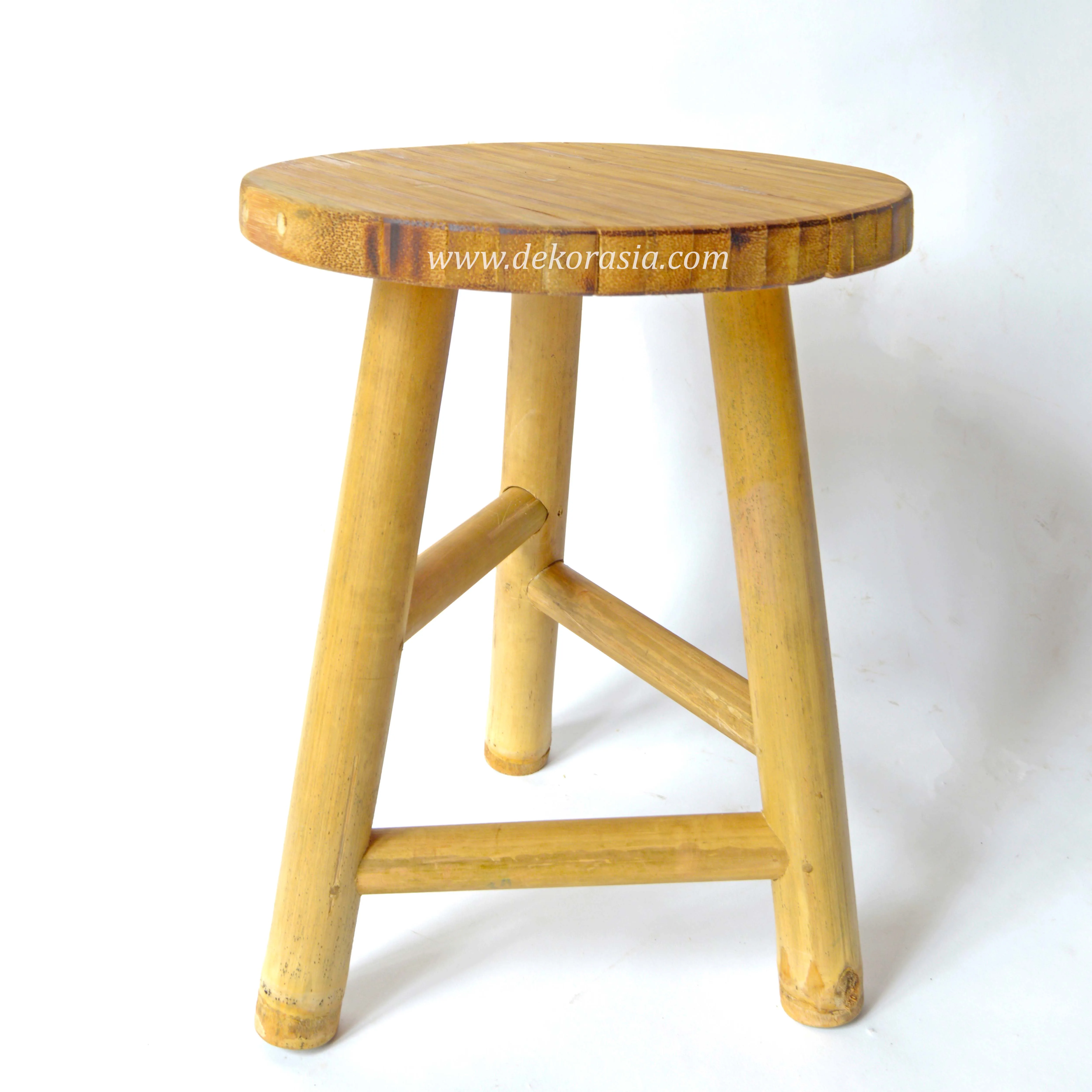 High Quality Modern Bamboo Stool Natural Knockdown Bar Stool Chair for  Dining Foldable Kitchen and Home Furniture-for Hotels