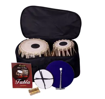 Basic Tabla Set,Brass Bayan 2.5kg,Dayan With Book-hammer Carry Bag ...