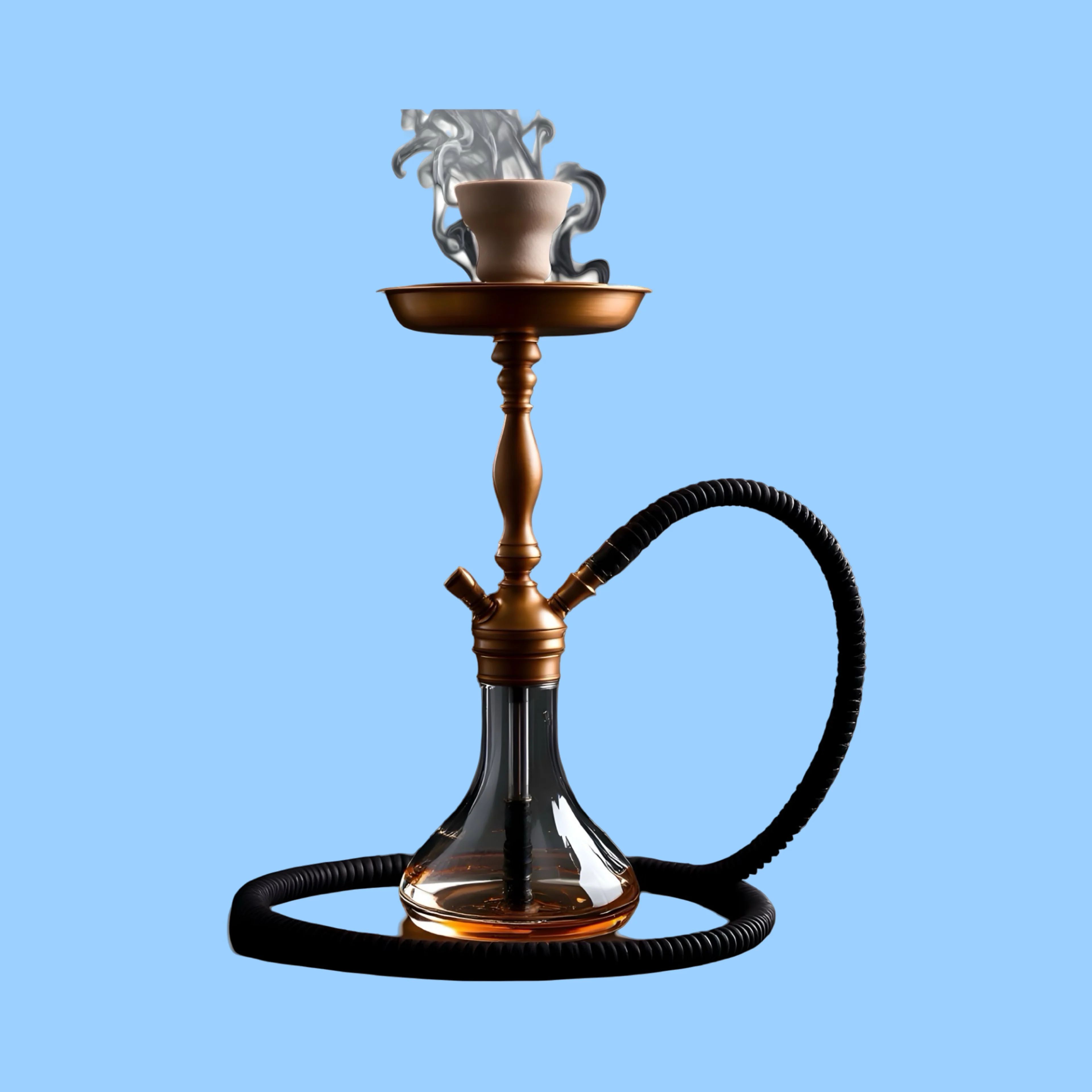 Personalized Design Metal Glass Hookah for Sale Wholesale Hookah With Unique Design Decoration Available at Reasonable Rate